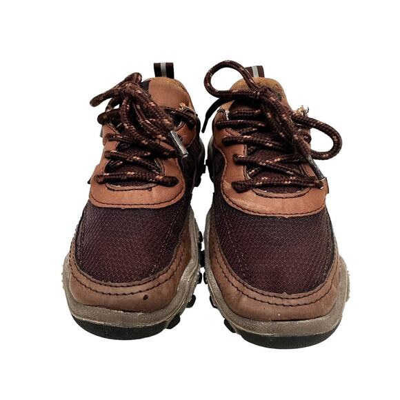 ZARA Kids Brown Multi Piece Technical Sneakers Sz 27/ Sz 10 - Picture 2 of 11